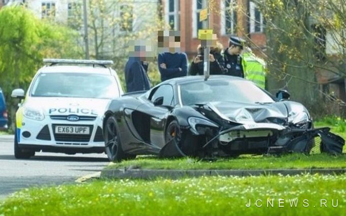 McLaren 650S разбили через несколько минут после покупки